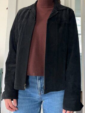 90s Vintage Pendleton L Suede Leather Jacket
